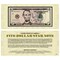 Five Dollar Star Note Protective Holder United States Genuine Currency